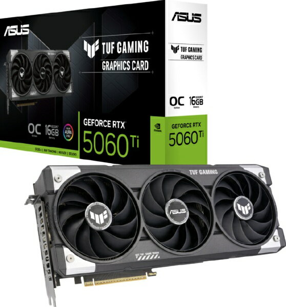ASUS グラフィックボード TUF-RTX5060TI-O16G-GAMING