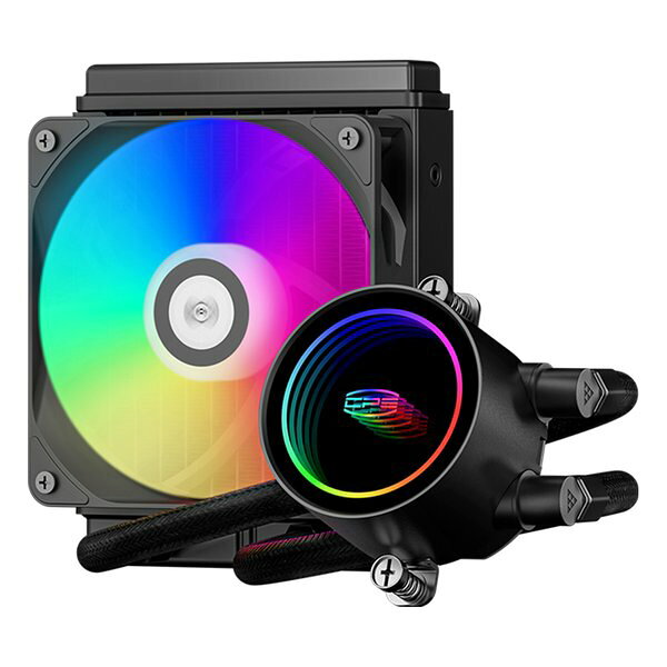 PCCOOLER｜ピーシークーラー 水冷CPUクーラー 120mmファン LGA115X/1200/1700/1851/20XX・AM4/AM5 DA120 ARGB Black ブラック DA120-ARGB-BK