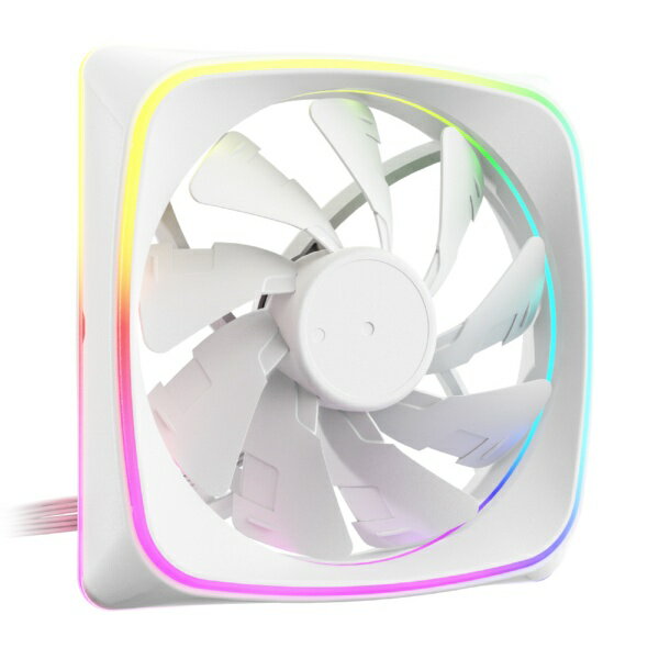 SHARKOON｜シャークーン ケースファン 120mm /1700RPM SHARK Lights RGB PWM ホワイト