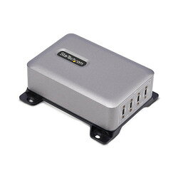 StarTech.com 424DNA-USB-C-CHARGER USB-C充電器/4ポート/合計240W 各ポート最大140W/USB PD EPR 3.1対応/ねじ固定ポート