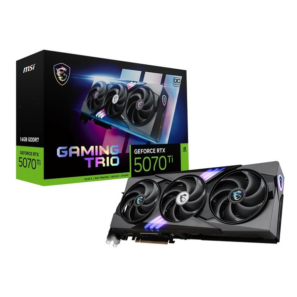 MSI グラフィックボード GeForce RTX 5070 Ti 16G GAMING TRIO OC