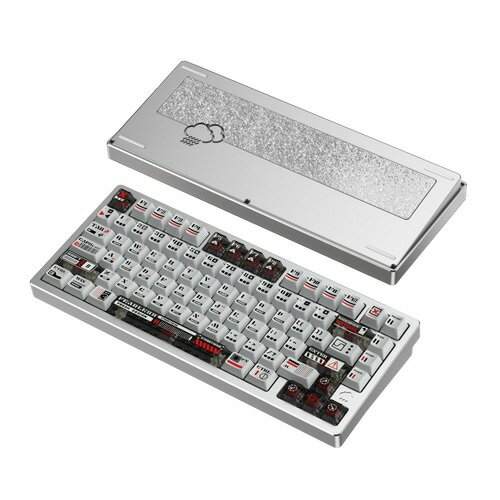 KIBU ゲーミングキーボード ラピッドトリガー対応 Rainy 75 RT Pro 英語配列 ギャラクシーシルバー PRT75SIL 有線 /USB