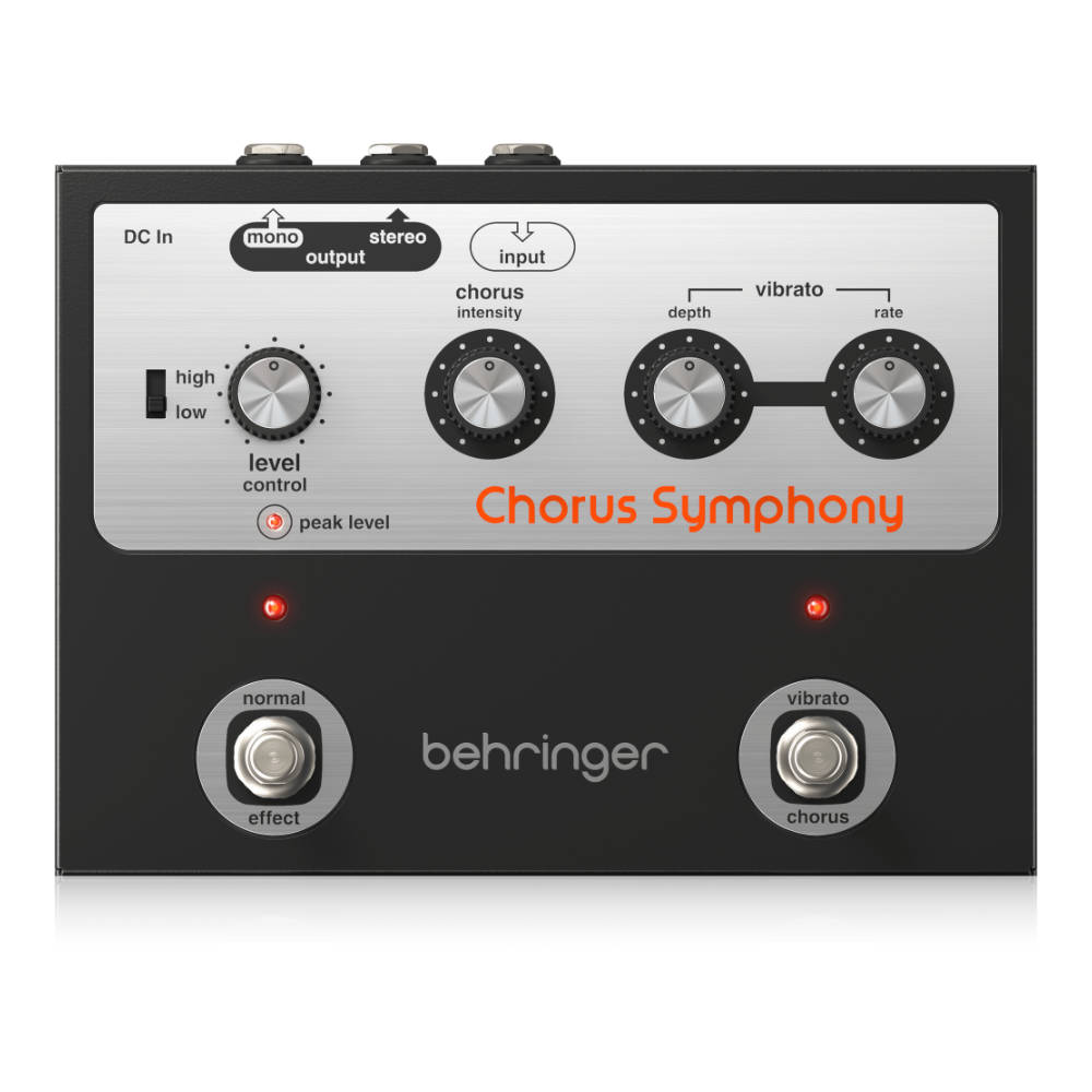 BEHRINGER CHORUS SYMPHONY | ギター エフェクター コーラス ビブラート モジュレーション アナログ 正規輸入品 安心の3年保証
