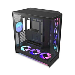 NZXT｜エヌゼットエックスティー PCケース ATX /Micro /Extended /Mini-ITX H9 FLOW RGB+ ブラック CM-H92FB-P1