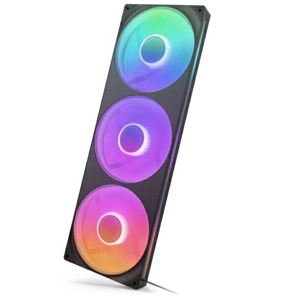 NZXT｜エヌゼットエックスティー ケースファンx3 140mm /2000RPM F420 RGB Core ブラック RF-U42HF-B1