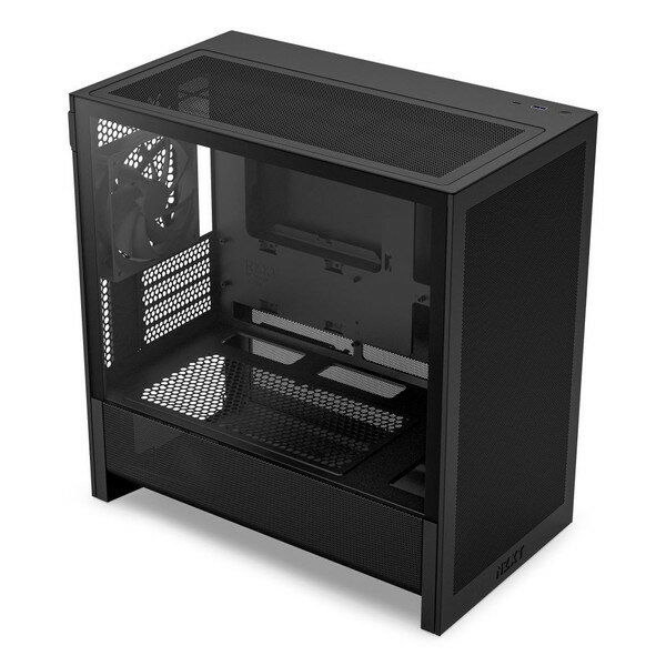 NZXT PCケース Micro ATX /Mini-ITX H3 FLOW ブラック CC-H31FB-01
