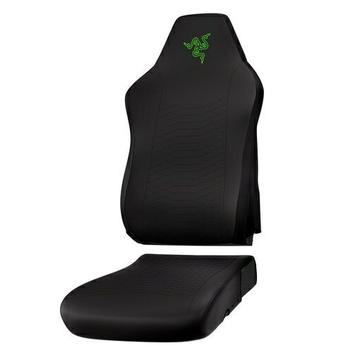 RAZER｜レイザー ゲーミングチェア Razer Iskur V2 X用 スリーブカバー Gaming Chair Sleeves Black/Green RC81-04430100-R3M1