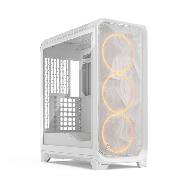 FRACTAL DESIGN｜フラクタルデザイン PCケース ATX /Micro /Extended /Mini-ITX Meshify 3 White RGB TG Clear Tint ホワイト FD-C-MES3A-07
