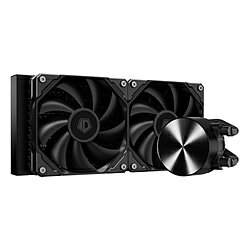 アイディークーリング 水冷CPUクーラー 120mmファンx2 LGA1851/1700/1200/1156/1155/1151/1150・AM5/AM4 AIO ブラック FX240-PRO
