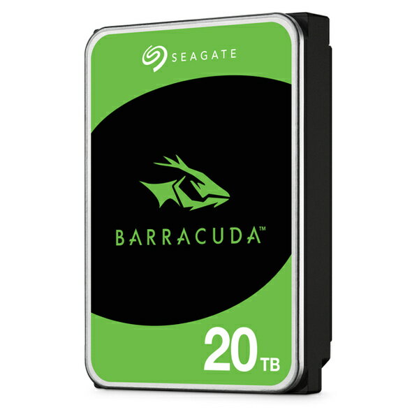 Seagate BarraCuda 3.5 20TB 内蔵HDD SATA 6.0Gb/ s 512MB 7200rpm ST20000DM001 CMR | パソコン周辺機器