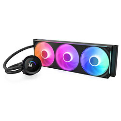 NZXT 水冷CPUクーラー 120mmファンx3 LGA1851/1700/1200/115X・AM5/AM4 KRAKEN PLUS RGB 360 ブラック RL-KR360-B2