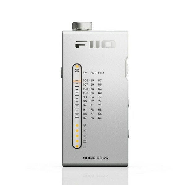 RR11 Silver シルバー フィーオ ポータブルステレオFMラジオ レトロ復刻シリーズ ワイドFM対応 FIO-RR11-S FiiO