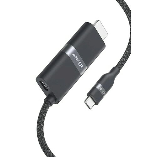 ANKER アンカー Anker Nano USB-C ＆ HDMI ケーブル 4K 高耐久ナイロン 140W 0.9m A87E1011