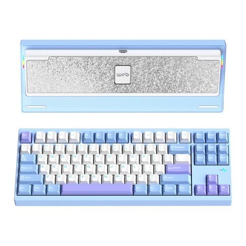 WOBKEY｜ウォブキー キーボード Crush 80 Pro 英語配列 ブルー PC80REBLUE 有線・ワイヤレス /Bluetooth・USB