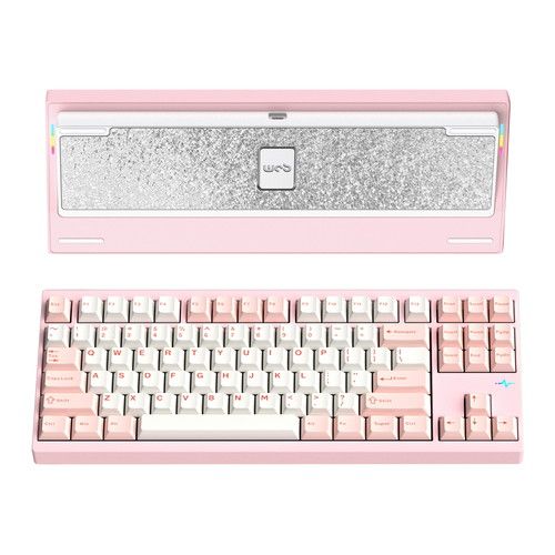 KIBU キーボード Crush 80 Pro 英語配列 ピンク PC80REPINK 有線・ワイヤレス /Bluetooth・USB