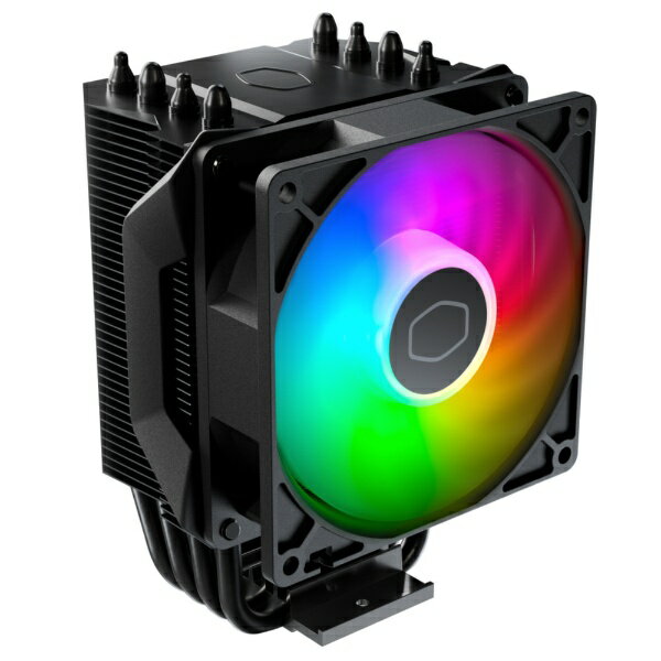 COOLER MASTER｜クーラーマスター CPUクーラー 92mmファン LGA1851/1700/1200/1156/1155/1151/1150・AM5/AM4 Hyper 411 Nano ARGB ブラック RR-H410-25PA-R1