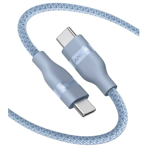 ANKER アンカー Anker USB-C ＆ ケーブル 1.8m 240W 高耐久ナイロン USB PD対応 MacBook Pro iPhone 15 Galaxy iPad Pro/Air 各種対応 ブルー