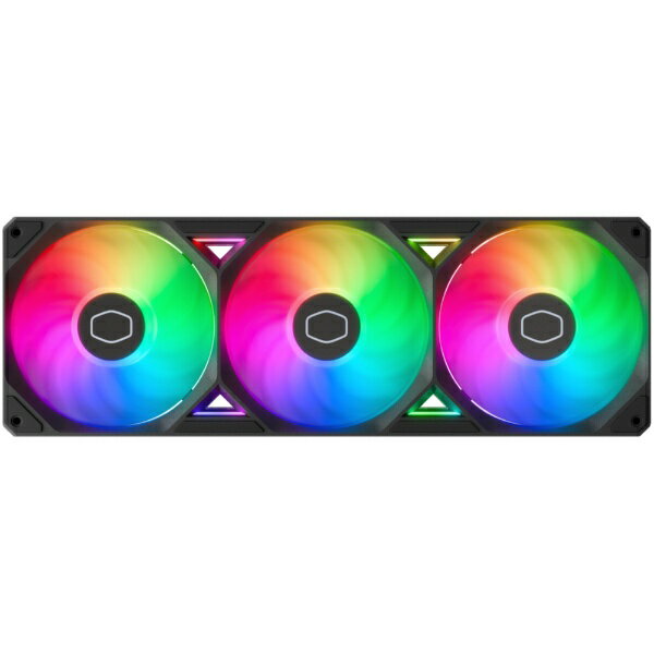 COOLER MASTER｜クーラーマスター ケースファンx3 120mm /2500RPM SickleFlow Edge 360 ARGB ブラック MFX-B2DN-25TP2-R1