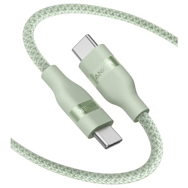ANKER アンカー Anker USB-C ＆ ケーブル 1.8m 240W 高耐久ナイロン USB PD対応 MacBook Pro iPhone Galaxy iPad Pro/Air 各種対応 グリーン