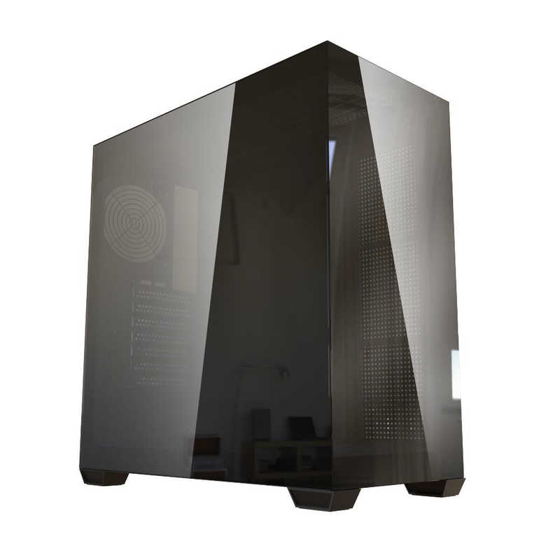 darkFlash｜ダークフラッシュ PCケース ATX /Micro /Mini-ITX DS900 Shine ブラック DS900SHINE+TYPE-C-BLACK
