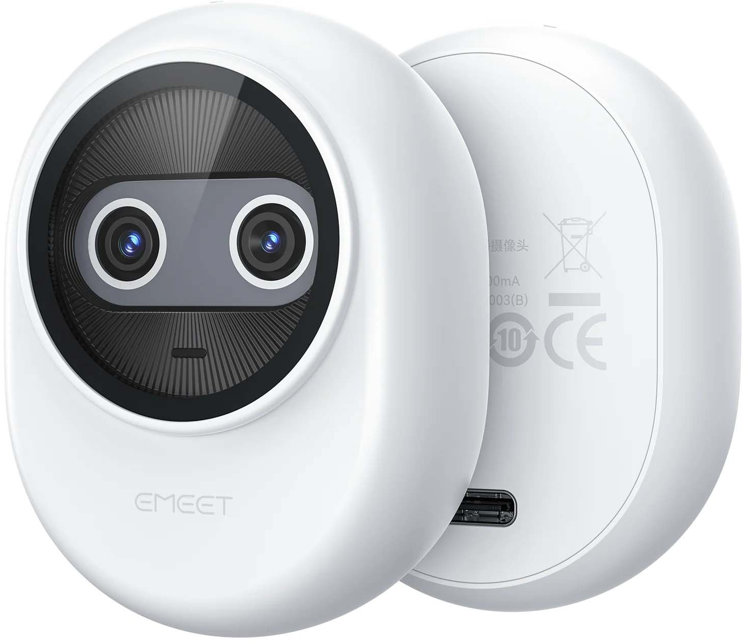 eMeet イーミート デュアル4Kカメラ EMEET Piko E3141 White 4K E3141211