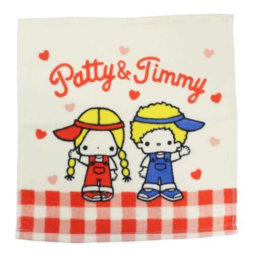 パティ＆ジミー ハンドタオル プリントウォッシュタオル スタンダード サンリオ 野村タオル 汗拭きタオル