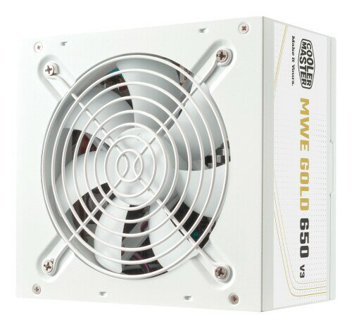 Cooler Master｜クーラーマスター ATX 3.1対応 電源ユニット MWE Gold 650 V3 NM WH FR ホワイト MPE-6502-ACAAG-3GJP