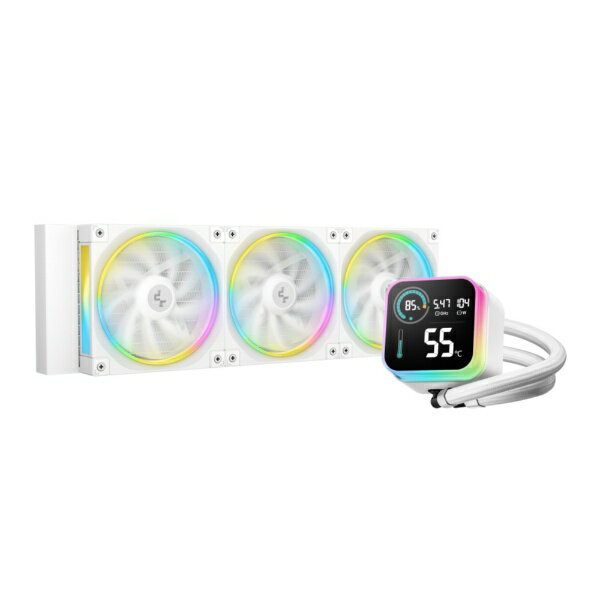 DeepCool｜ディープクール 水冷一体型CPUクーラー LQ360 WH ホワイト R-LQ360-WHDSMC-G-1