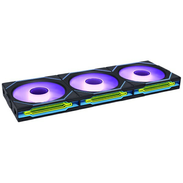 LIANLI ケースファンx3 120mm /2300RPM ＋コントローラー UNI FAN SL-INF ワイヤレスBK トリプルパック ブラック UF-SLIN120-WLS-3B