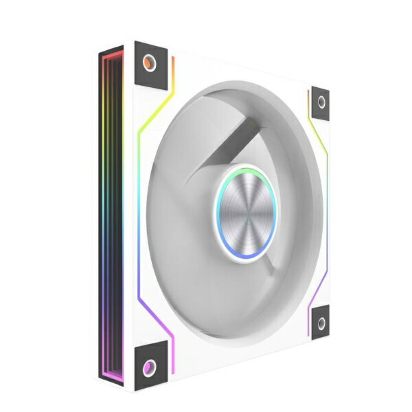 darkFlash｜ダークフラッシュ 側面インフィニティーミラー＋前面ライン発光 120mmARGBケースファン DM20 Line ホワイト DM20LINE-W-HQ1