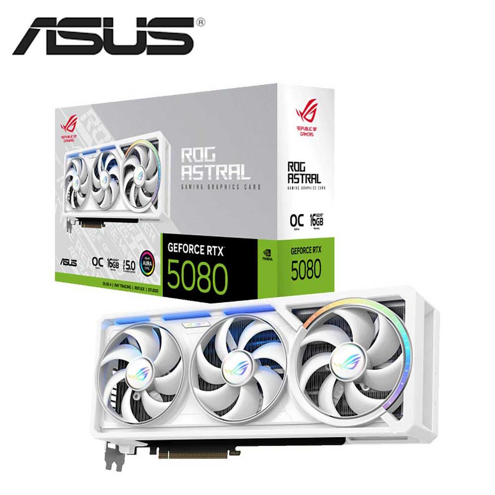 ASUS グラフィックボード ROG-ASTRAL-RTX5080-O16G-WHITE
