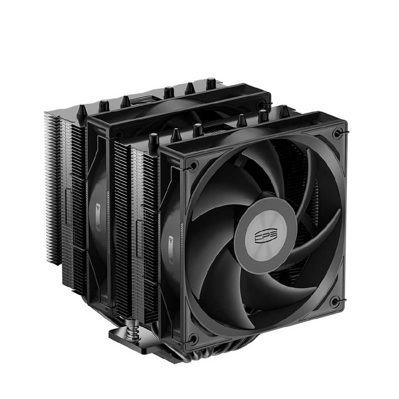 PCCOOLER｜ピーシークーラー CPUクーラー 120mmファンx2 LGA115X/1200/1700/1851・AM4/AM5 RT620-BK