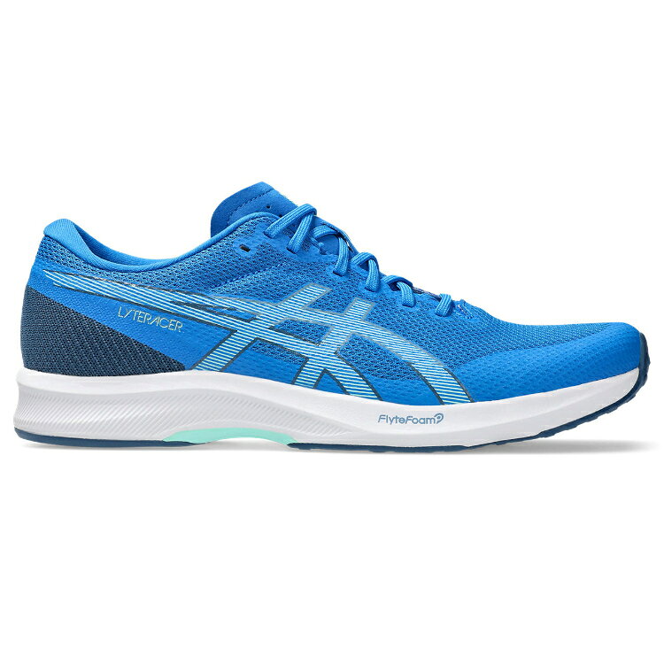 アシックス｜asics ランニングシューズ LYTERACER 6 Electric Blue×Grey Floss 1011B971 メンズ /26.0cm /幅:Medium EE相当