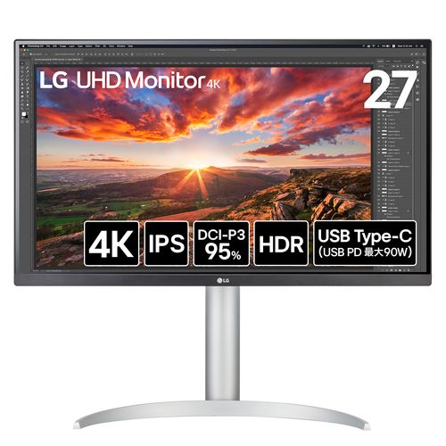 楽天市場】LG Electronics Japan LG 27型 液晶ディスプレイ 27UP550N-W