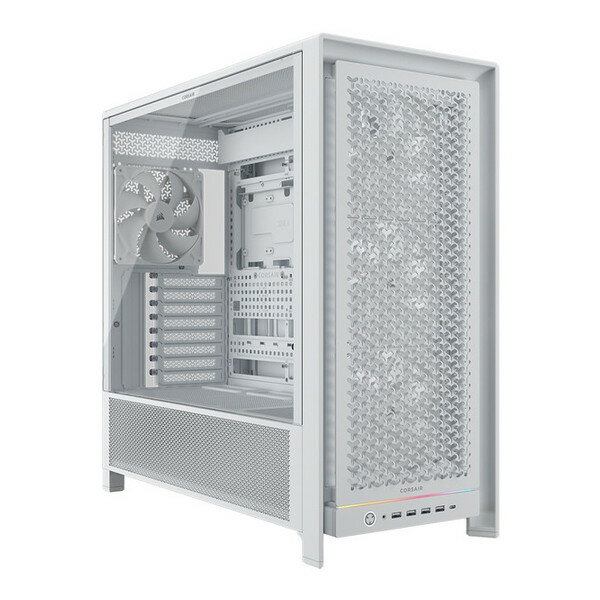 CORSAIR｜コルセア PCケース ATX /Micro /Extended /Mini-ITX FRAME 5000D RS ホワイト CC-9011308-WW