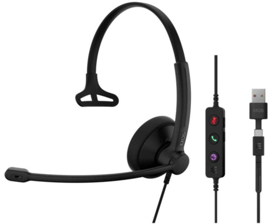 楽天市場】SENNHEISER EPOS 両耳有線USBヘッドセット IMPACT SC 60 USB