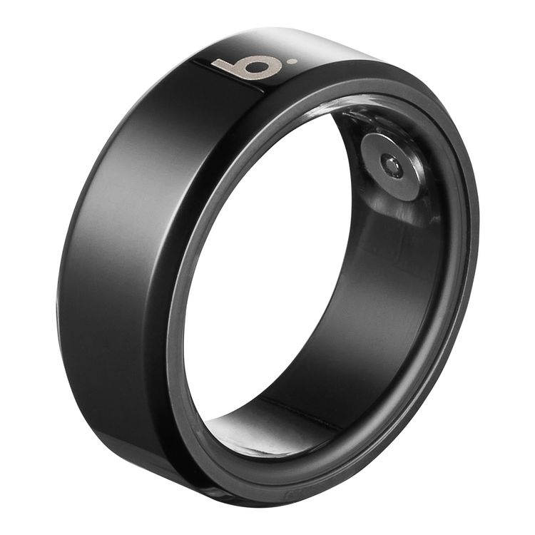 B．Ring ブリング G1 スマートリング ステンレススチール US9号 ブラック B093SBKRNG