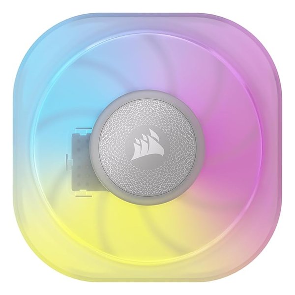 CORSAIR｜コルセア 水冷一体型CPUクーラー iCUE LINK Hi RGB/LCDシリーズ 用 冷却ファン RGB AIO VRM Fan Module ホワイト CW-9061015-WW