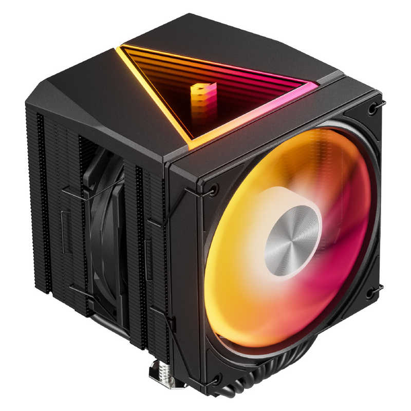 upHere｜アップヒア CPUクーラー 120mmファンx2 LGA1851/1700/115x/1200/2011/2066/1366・AM5/AM4/AM3/AM2/AM3+/AM2+/FM2/FM1 UE2 Elite ARGB ブラック KC8