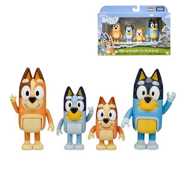 ブルーイ　ブルーイファミリーフィギュアセット