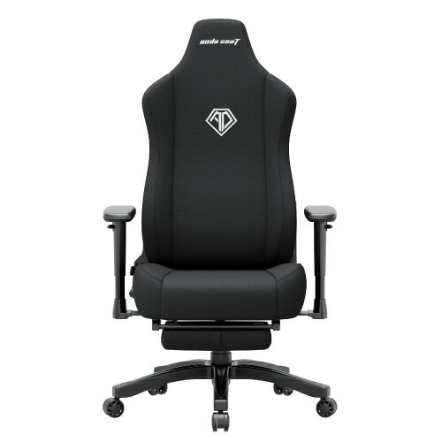 Andaseat｜アンダシート ゲーミングチェア シート W510xD530xH127.5～137.5mm Novis Pro ファブリック ブラック AD23TL01BF