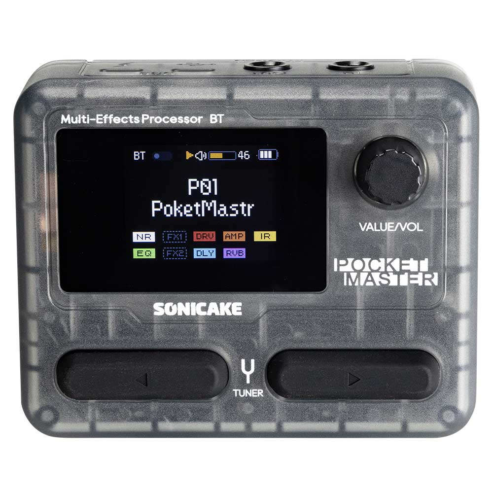 [国内正規品]SONICAKE ソニケーキ Pocket Master TBK クリアブラック コンパクトマルチエフェクター