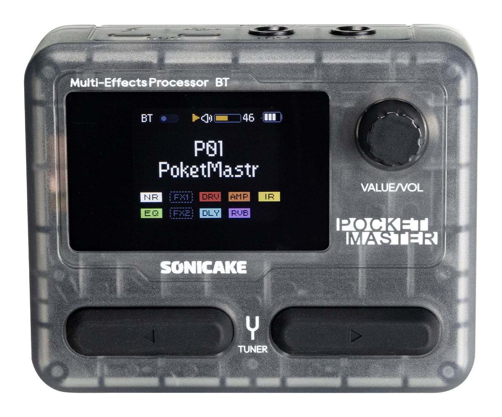 [国内正規品]SONICAKE ソニケーキ Pocket Master TBK クリアブラック コンパクトマルチエフェクター