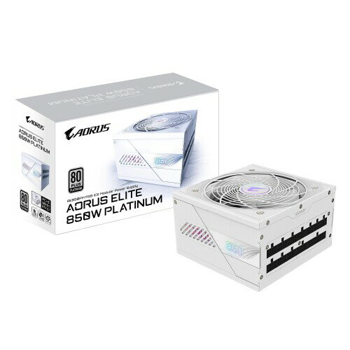 GIGABYTE｜ギガバイト GIGABYTE AE850PM PG5 ICE ホワイト AORUS ELITE P850W 80+ Platinum Modular PCIe 5.1 rev. 1.1 GP-AE850PMPG5ICE