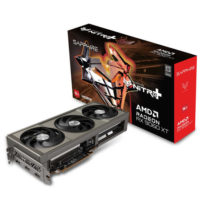 SAPPHIRE NITRO+ Radeon RX 9060 XT GAMING OC 16GB