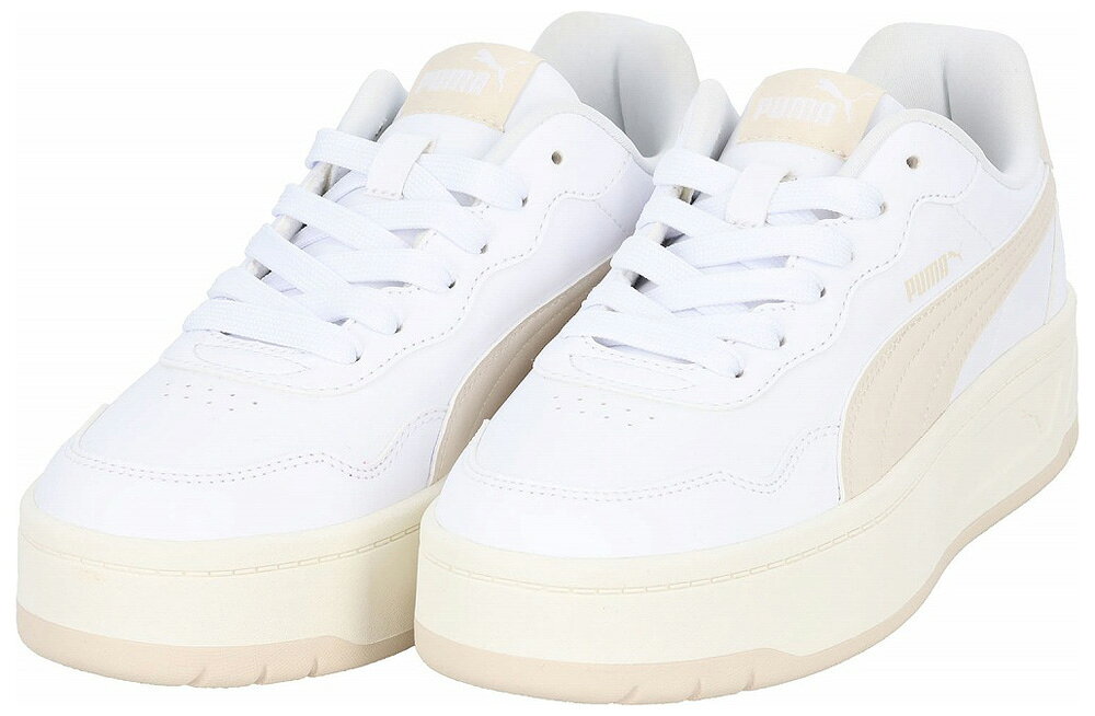 プーマ レディース コート ラリー スカイ PUMA White-Alpine Snow-Warm White・サイズ：24.5cm PJ-40036808-245