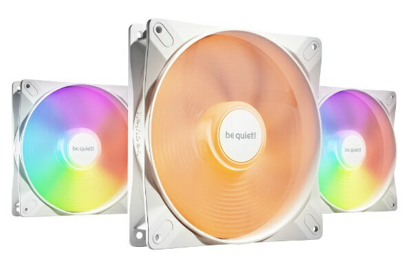 be quiet!｜ビー・クワイエット ケースファンx3 140mm /1800RPM Light Wings LX PWM HS WHITE Triple ホワイト BL131