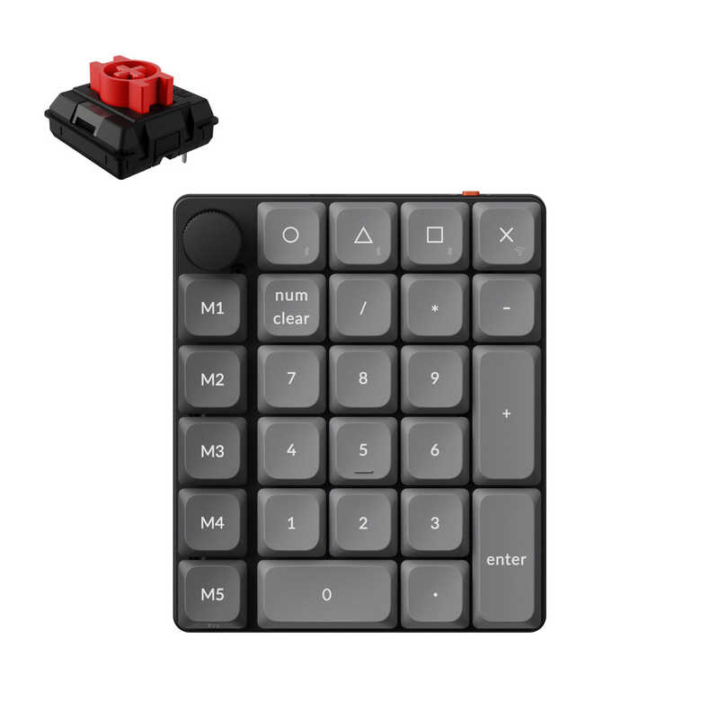 Keychron Q0 Max ワイヤレス バナナ軸 ブラック　q0m-m4 楽天市場】Keychron｜キークロン テンキー Q0 Max バナナ軸 Mac