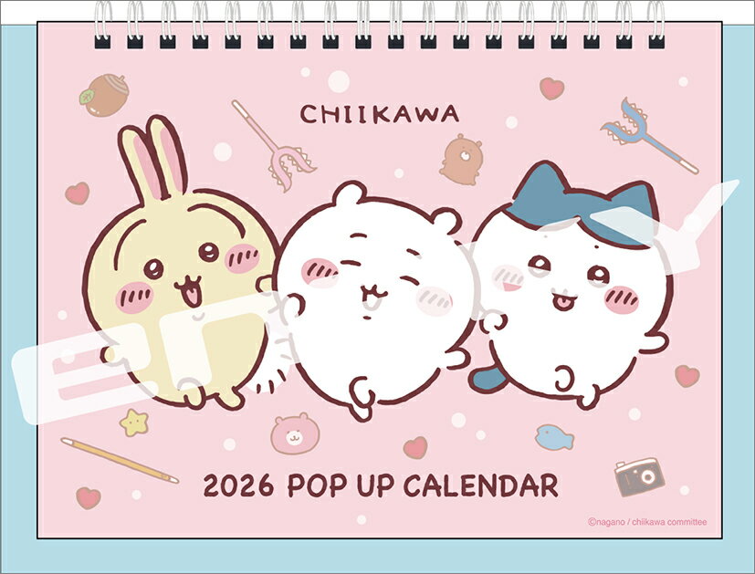 ちいかわ　２０２６年ポップアップ卓上カレンダー
