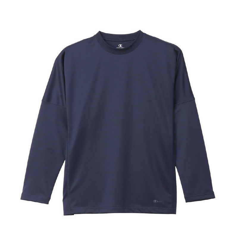 チャンピオン｜CHAMPION LONG SLEEVE T-SHIRT ネイビー XLサイズ チャンピオン C3-CS490 2Lサイズ